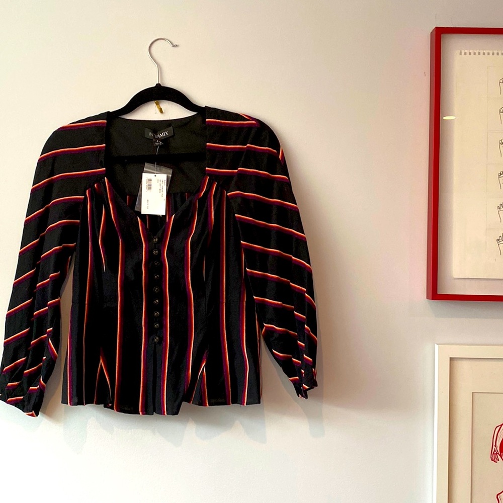 Designer Intermix fitted blouse NWT